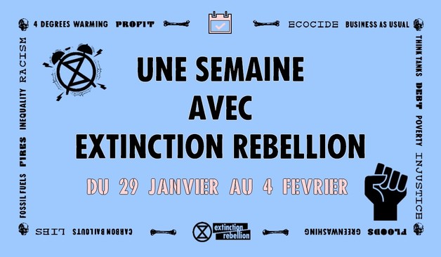 Une semaine avec Extinction Rebellion