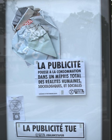 Action "AntiPub" sur Chambéry du 1 juin 2024