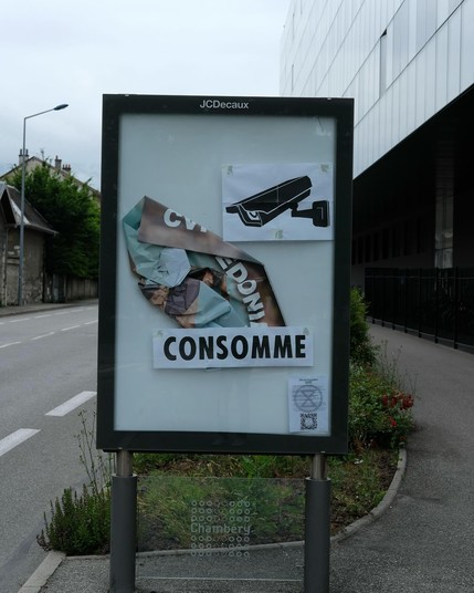 Action "AntiPub" sur Chambéry du 1 juin 2024
