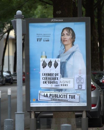 Action "AntiPub" sur Chambéry du 1 juin 2024