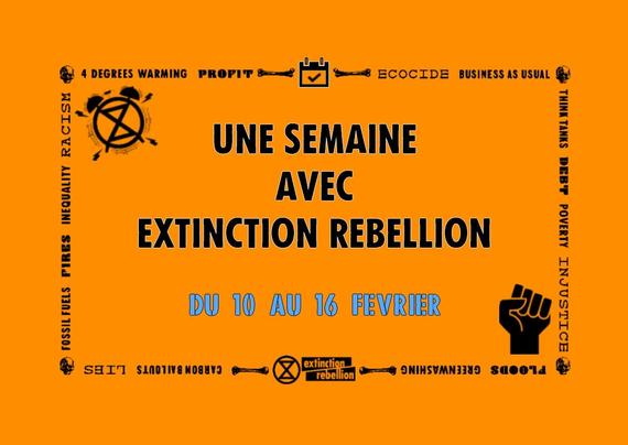 Agenda de la semaine avec XR France