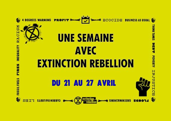 Une semaine avec Extinction Rebellion !