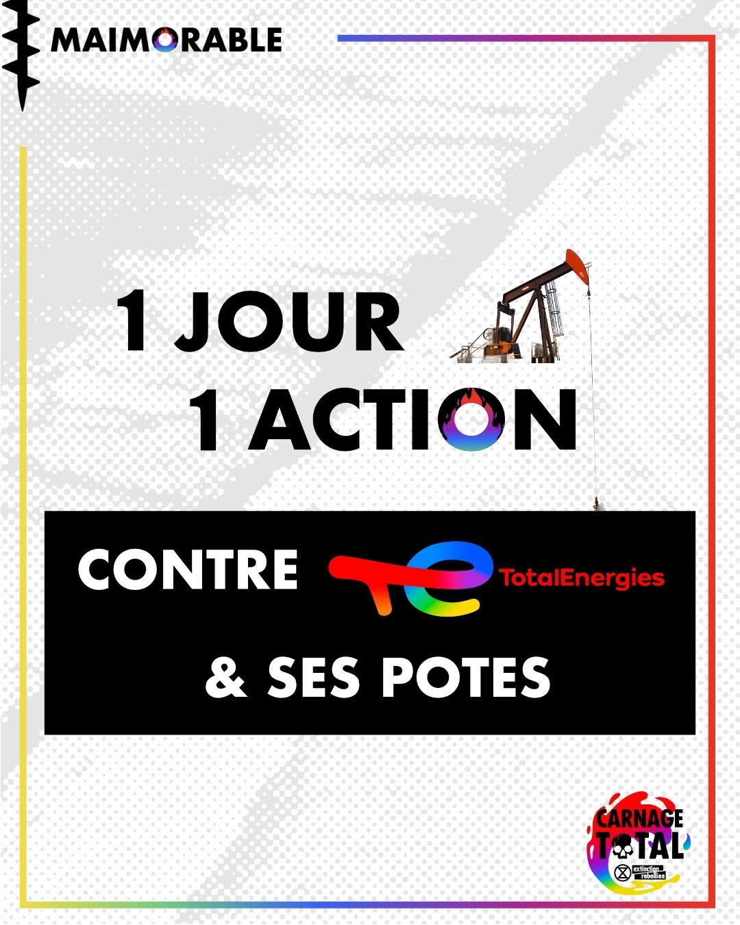 Appel à action tout le mois de mai face à Total Énergies et ses associés Appel à action tout le mois de mai face à Total Énergies et ses associés